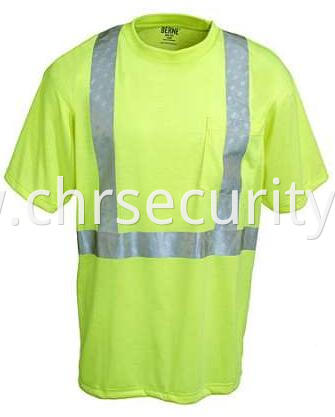 Men's Hi-Visibility Yellow Short Sleeve Shirt